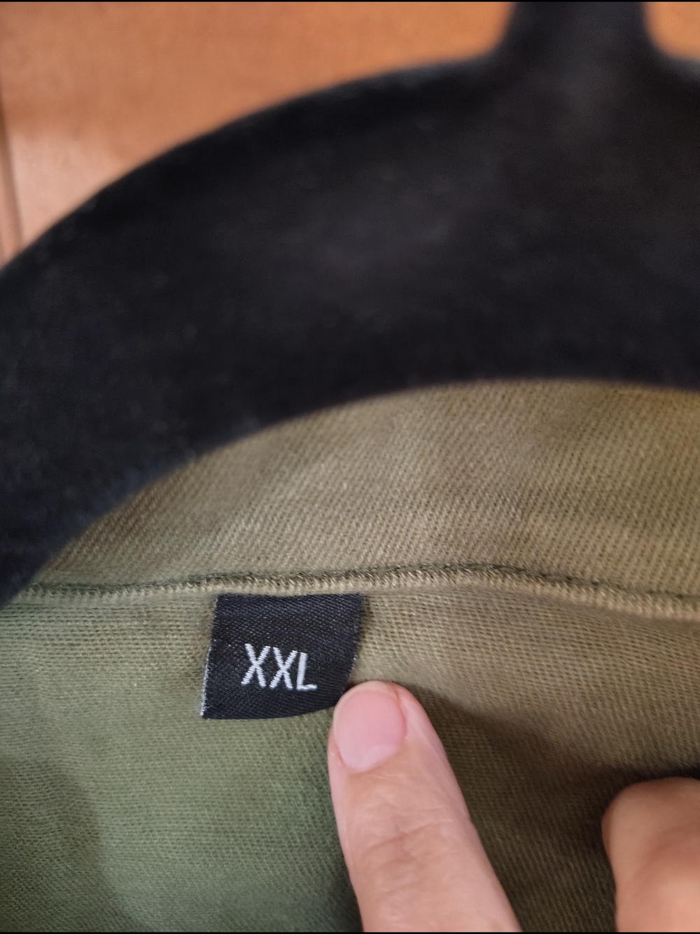 Men's Olive Green Utility Jacket - Picture 3 of 3